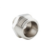 Ниппель переходной 1/2" х 1/4" , НР-НР, никелированный Alato