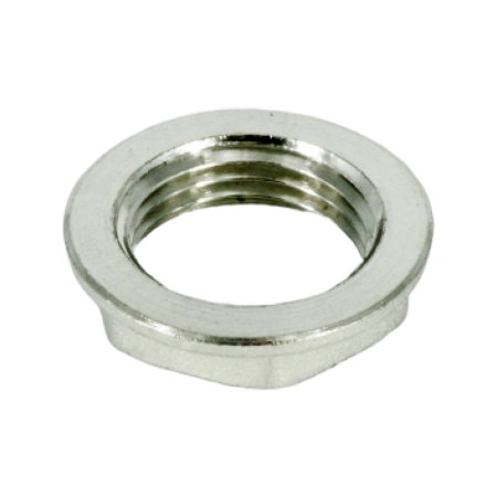 Гайка стопорная В ELSEN TIN PLATED Metalit, 1/2", латунь, с фланцем
