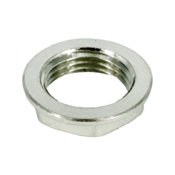 Гайка стопорная В ELSEN TIN PLATED Metalit, 1/2", латунь, с фланцем