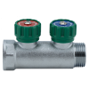 Регулирующий коллектор Alato 1" x 3/4", 2 выхода