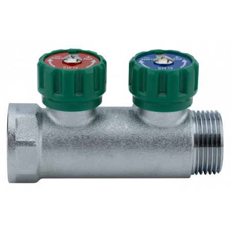 Регулирующий коллектор Alato 1" x 3/4", 2 выхода