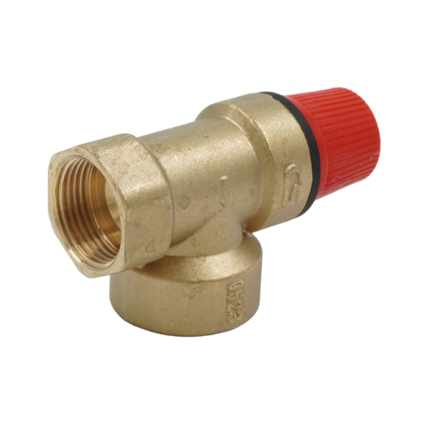 Клапан предохранительный ELSEN ESV08 3/4"х1" ВВ 8 бар, латунь