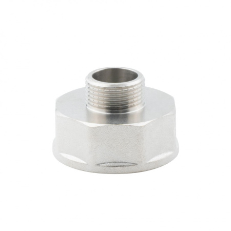 Переходник 1 1/2" х 3/4" ВР-НР, никелированный Alato