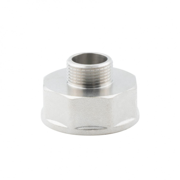 Переходник 1 1/2" х 3/4" ВР-НР, никелированный Alato