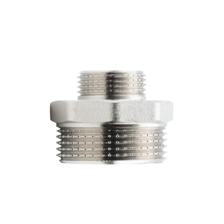 Ниппель переходной 1 1/4" х 3/4" , НР-НР, никелированный Alato