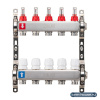 Коллектор Alato 1" x 3/4" x 5-вых для тёплого пола (нерж. сталь) 0301-0005