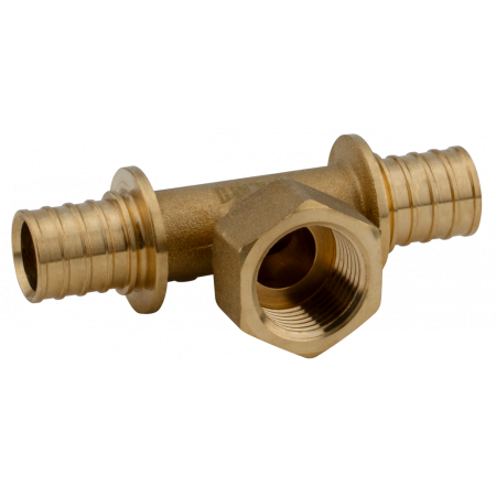 Тройник латунный переходник 20 x 1/2" x 20 Alato