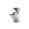 Фильтр косой 1 1/2" ВР-ВР, сетчатый, латунный, никелированный