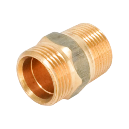 Ниппель-переход Oventrop Cofit S, 1" x 1", бронза без покрытия, НР-НР ЕК