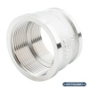 Муфта переходная 1 1/2" х 1 1/4" , ВР-ВР, никелированная Alato