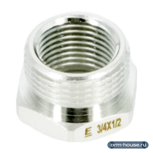 Футорка НВ ELSEN TIN, 3/4" x 1/2", латунь