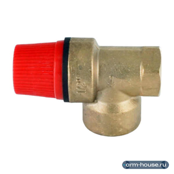 Клапан предохранительный мембранный ELSEN ESV03 1/2"х3/4" ВВ 3 бар, латунь