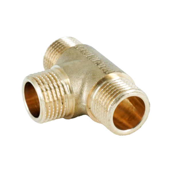 Тройник равнопроходной ННН ELSEN Metalit, 1/2", латунь