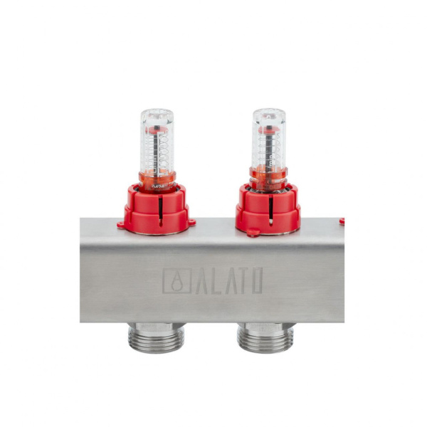 Коллектор Alato 1" x 3/4" x 11-вых для тёплого пола (нерж. сталь) 0301-0011