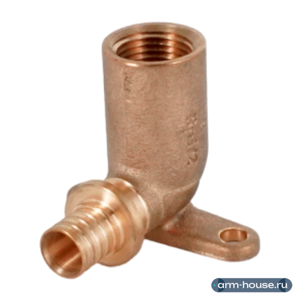 Угольник настенный ВР РЕХАУ RAUTITAN, 16-Rp 1/2", бронза (RX+), с длинным патрубком
