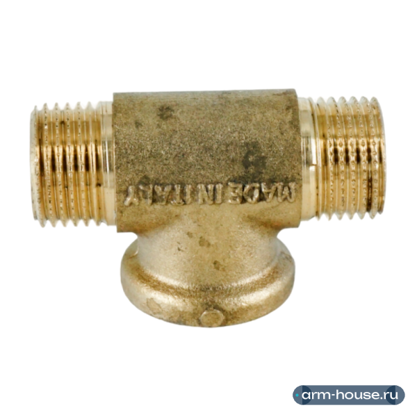 Тройник равнопроходной НВН ELSEN Metalit, 1/2", латунь