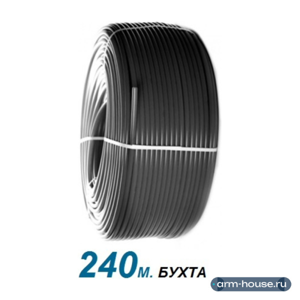 Труба Stout 16 х 2.2 из сшитого полиэтилена PEX-a серая бухта 240 м. (SPX-0001-241622) - 1м